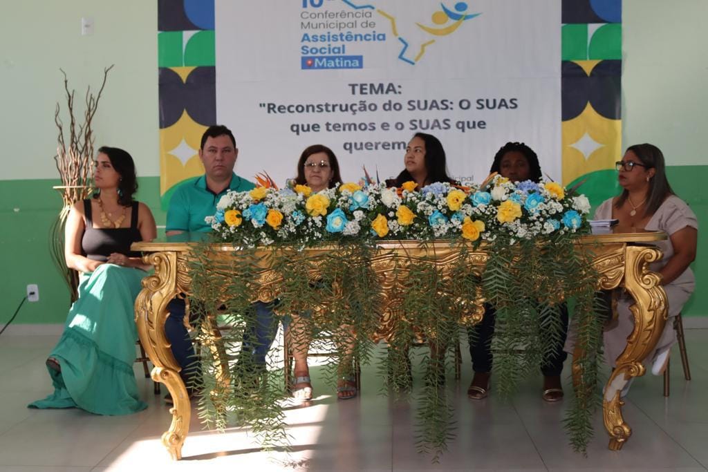 MATINA REALIZA SUA 10ª CONFERÊNCIA DE ASSISTÊNCIA SOCIAL