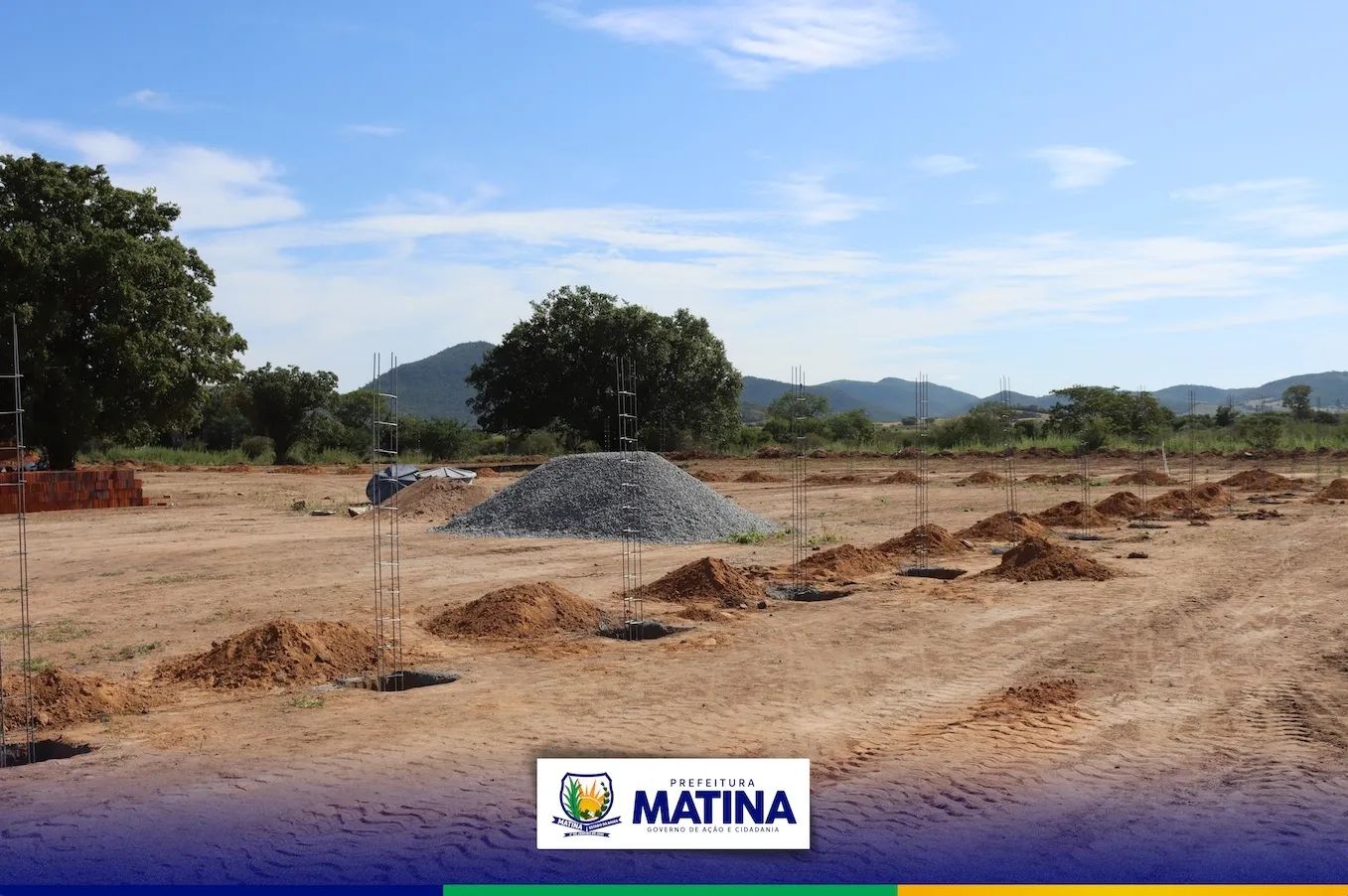 EM CONSTRUÇÃO O NOVO CEMITÉRIO MUNICIPAL DE MATINA